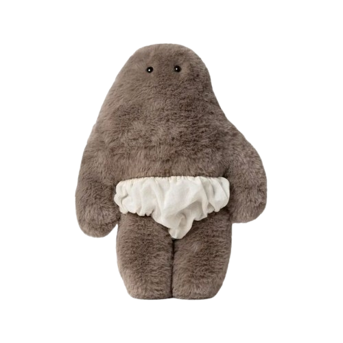 bichinho de pelúcia pensativo